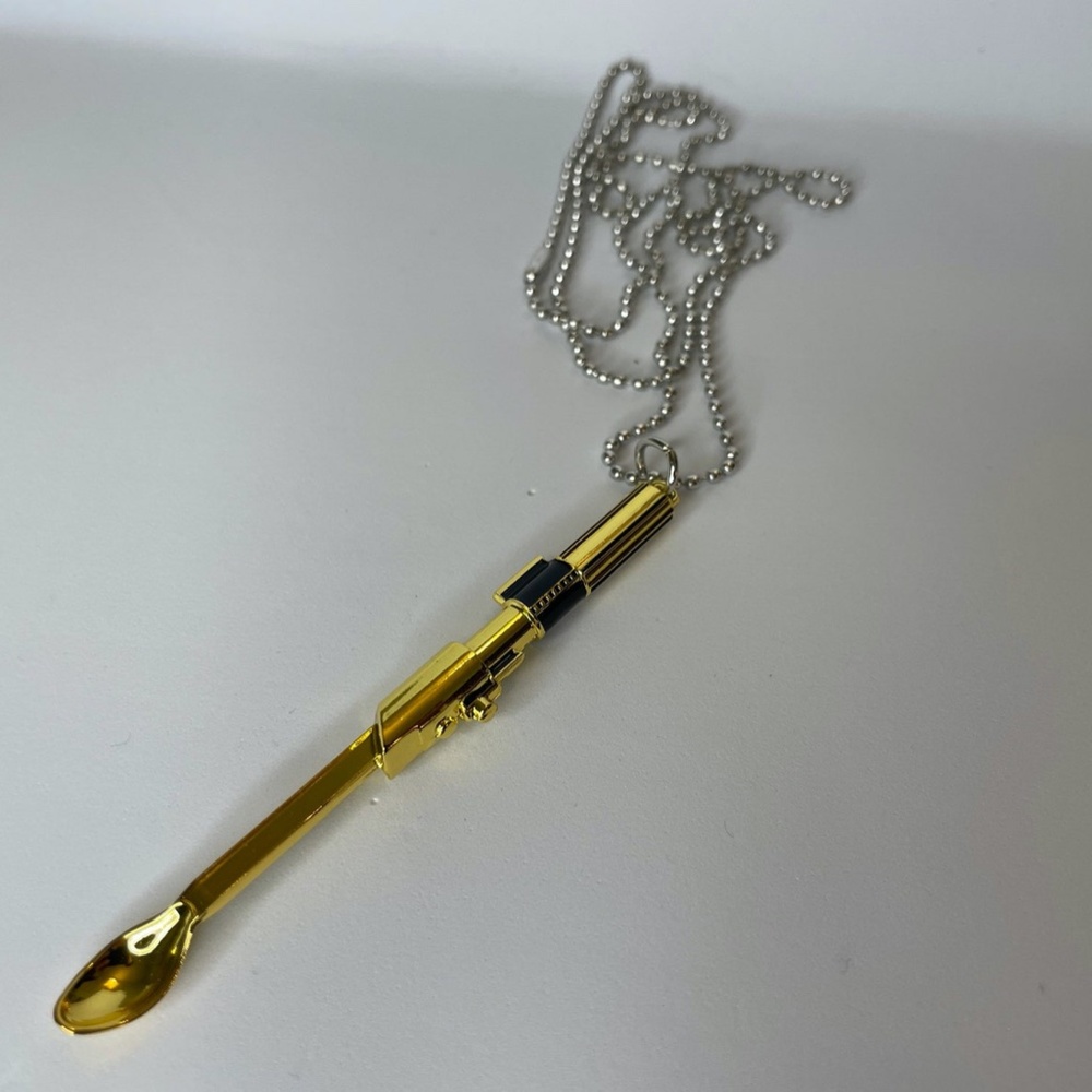 COPY - Mini spoon necklace Star Wars inspired Light Saber small tiny spoon pend…